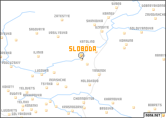 map of Sloboda