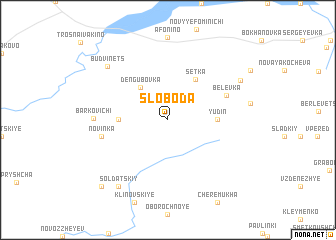 map of Sloboda