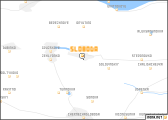 map of Sloboda