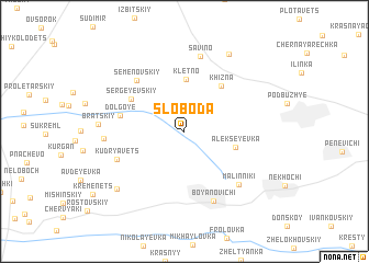 map of Sloboda