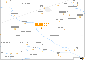 map of Sloboda