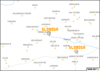 map of Sloboda