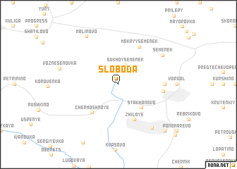 map of Sloboda