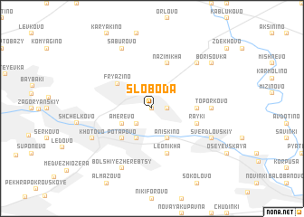map of Sloboda