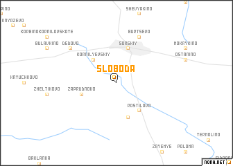 map of Sloboda