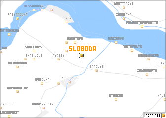 map of Sloboda