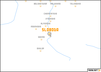 map of Sloboda