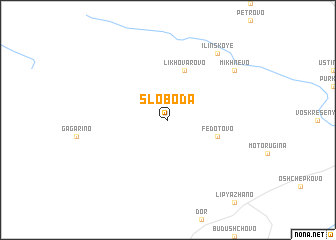 map of Sloboda