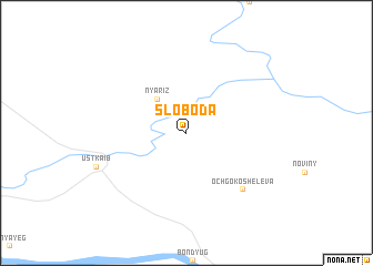 map of Sloboda