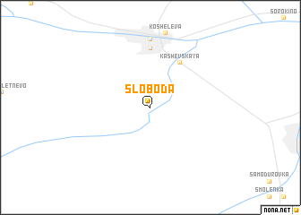 map of Sloboda