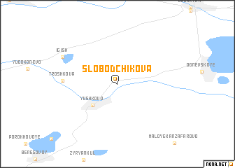 map of Slobodchikova