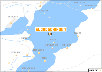 map of Slobodchikova