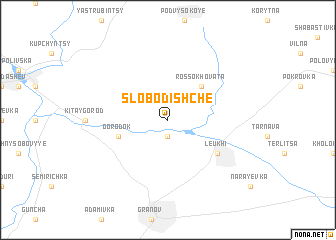 map of Slobodishche
