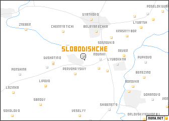 map of Slobodishche