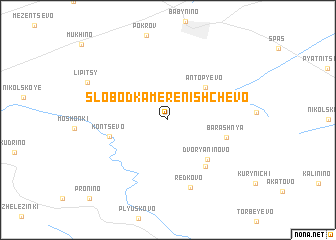 map of Slobodka-Merenishchevo