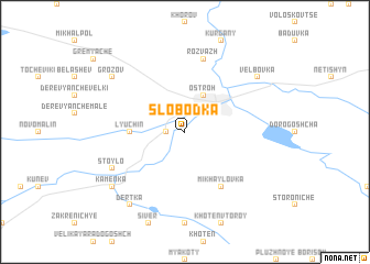 map of Slobodka