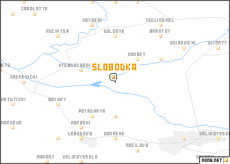 map of Slobodka