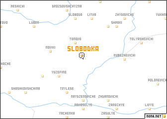 map of Slobodka