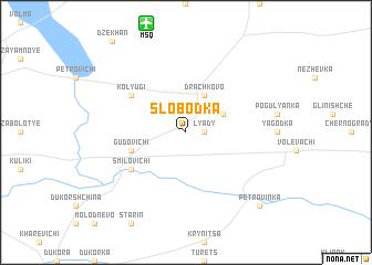 map of Slobodka