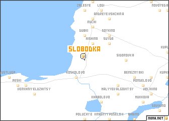 map of Slobodka