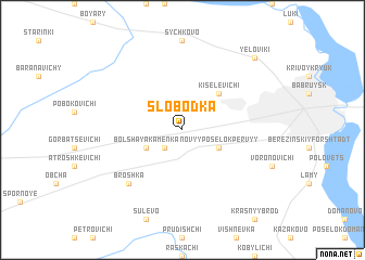 map of Slobodka