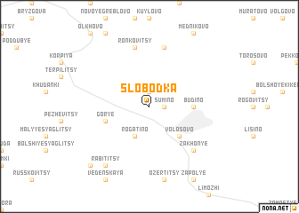 map of Slobodka