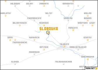 map of Slobodka