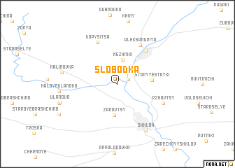 map of Slobodka