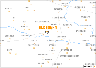 map of Slobodka