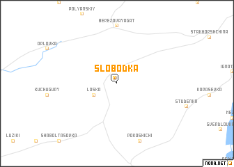 map of Slobodka