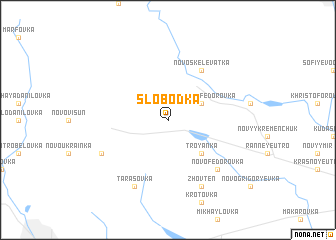 map of Slobodka