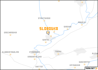 map of Slobodka