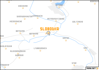 map of Slobodka