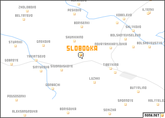 map of Slobodka