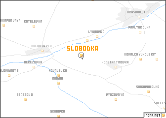 map of Slobodka