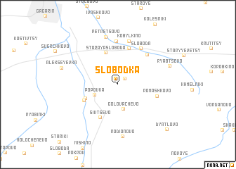 map of Slobodka