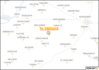 map of Slobodka