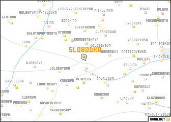 map of Slobodka