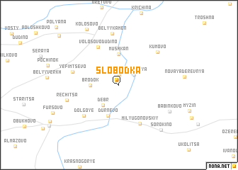 map of Slobodka