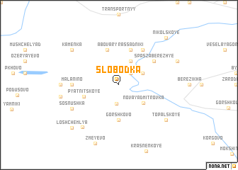 map of Slobodka