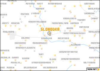 map of Slobodka