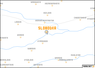 map of Slobodka