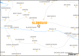 map of Slobodka