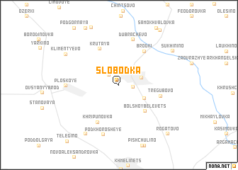 map of Slobodka