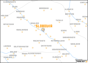 map of Slobodka