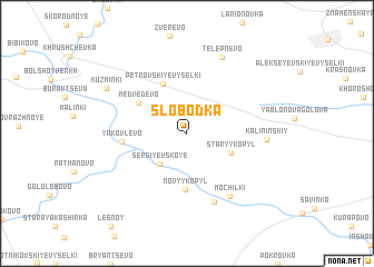 map of Slobodka