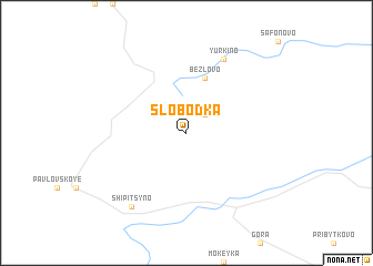 map of Slobodka