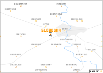 map of Slobodka