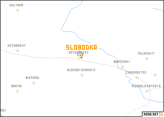 map of Slobodka