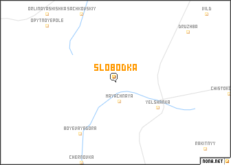 map of Slobodka